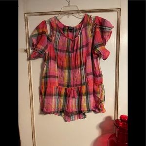 Cold shoulder blouse